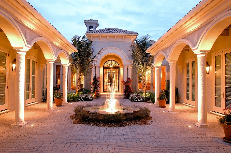 Sherman Front Courtyard