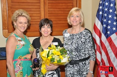 Terri Speech, Mediterra Realty Realtor Liaison, with Amy Nease, Mediterra Sales Executive, and Joni Albert, Mediterra Realty Sales Executive, at WCR Awards