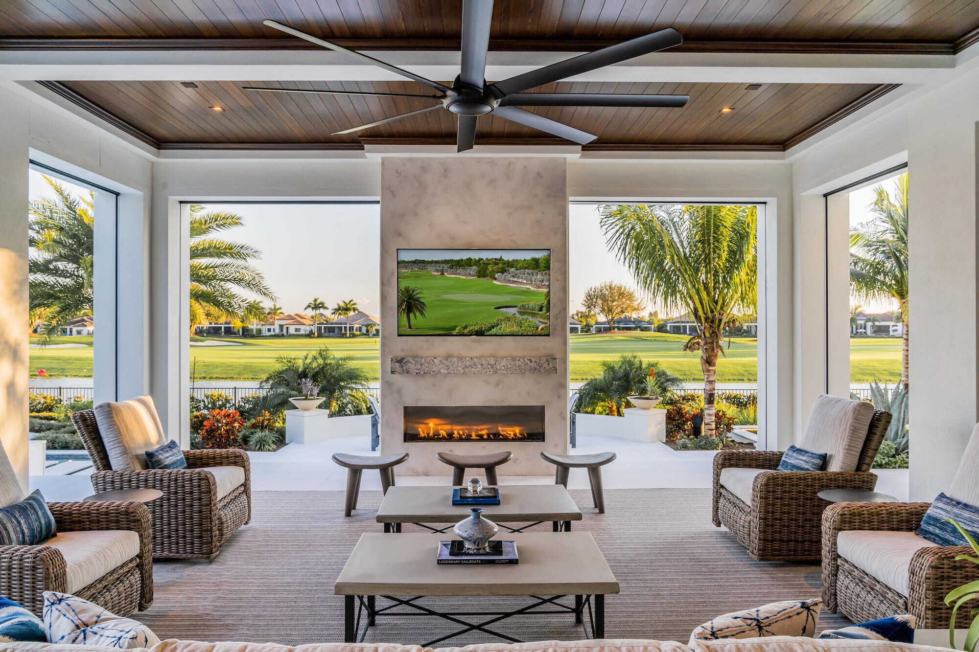 Gudelski Residence_Talis Park_Covered Outdoor Living_GolfTV.