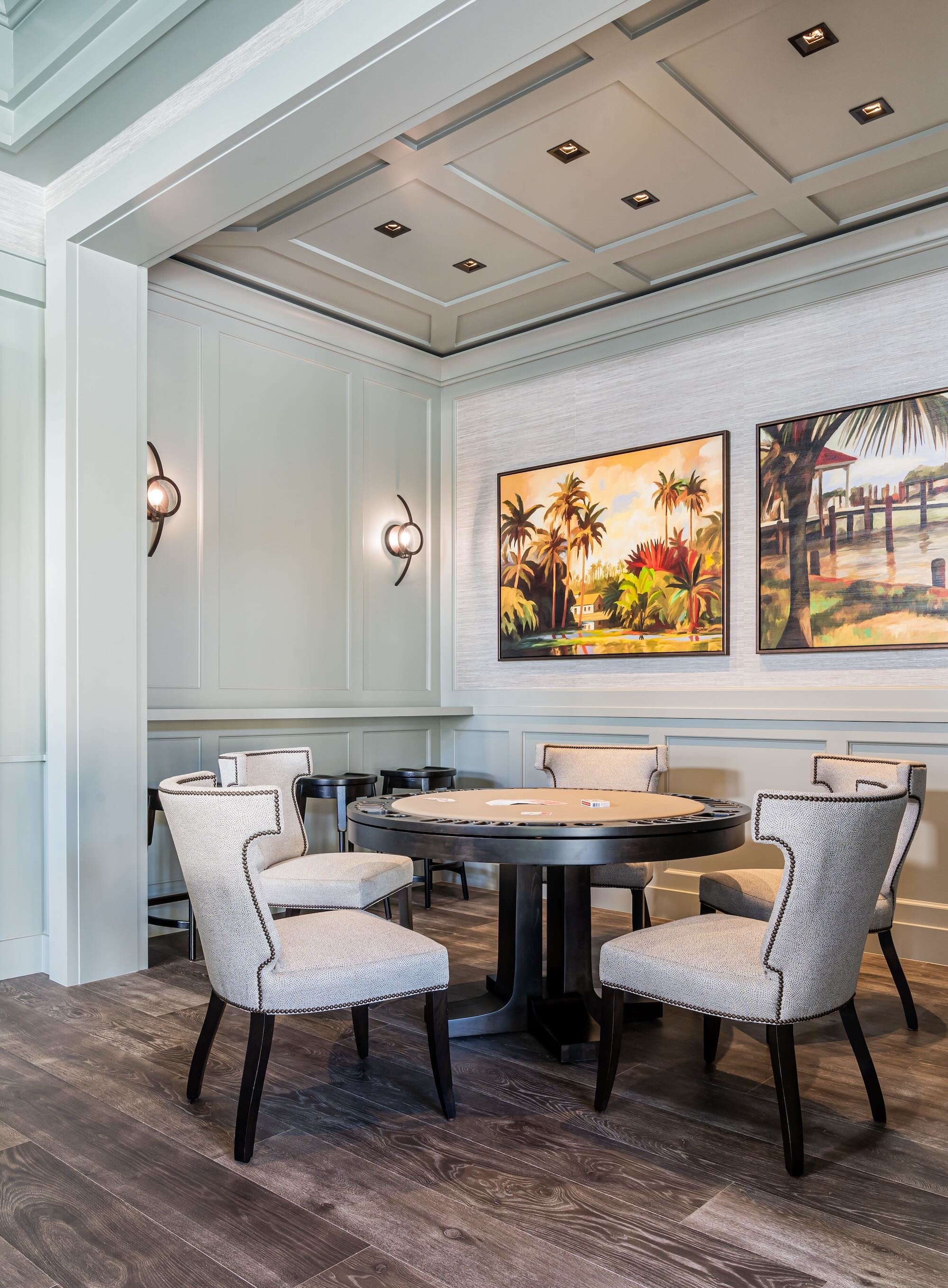 Gudelski Residence_Talis Park_Game Room Poker Table