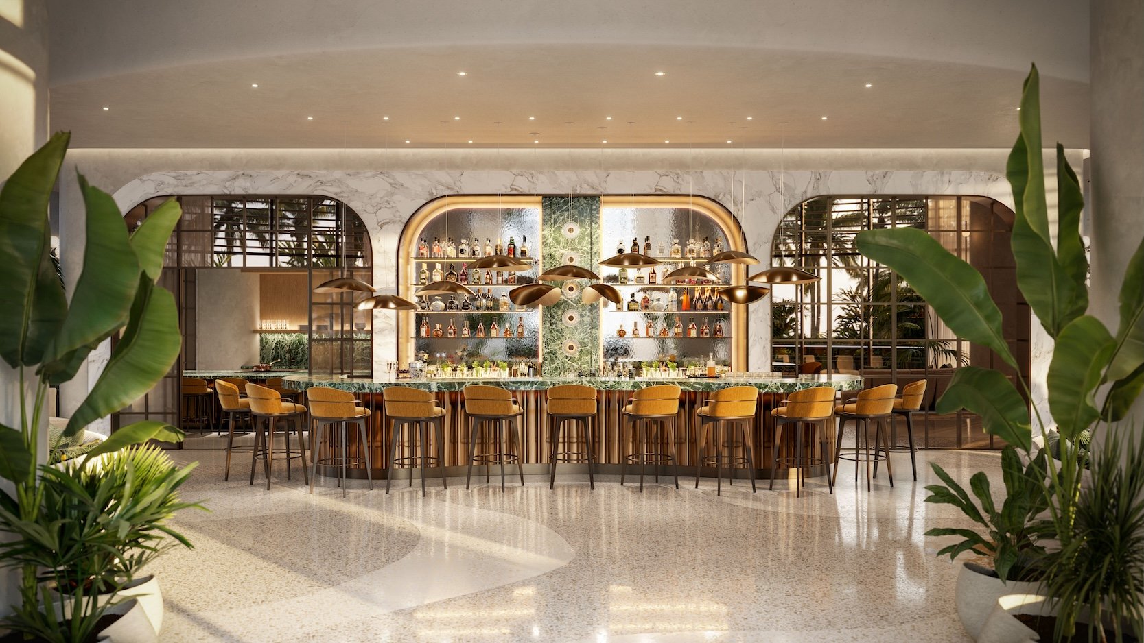 MDSI Ritz Estero Bay Sunset Lounge front view