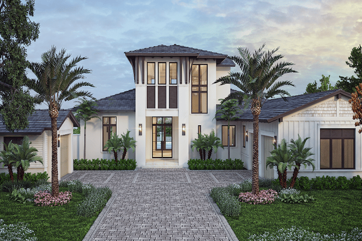 The Sonoma is just one of the luxury model homes available rom London Bay Homes in Mediterra Naples