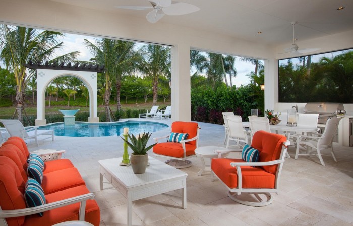The Outdoor Living of the Benita in Portofino at Miromar Lakes Beach & Golf Club.jpg