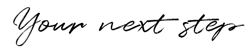 Your next step text